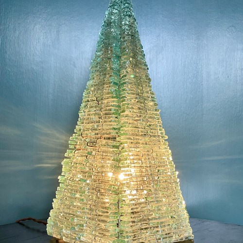 Sculptural Glass Lamp