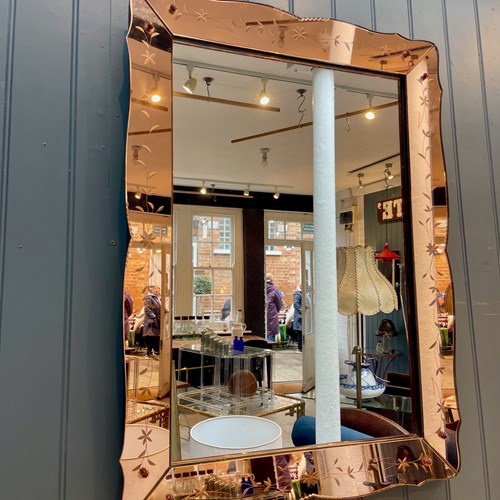 French Mid-Century Mirror