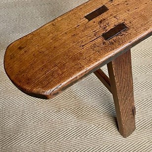 French Fruitwood Bench