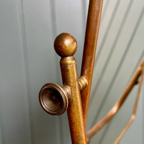 Telescopic Brass Shaving Mirror