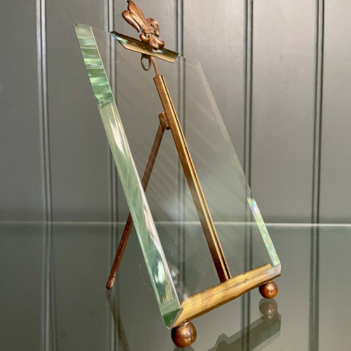 French Brass Photo Frames - Fleur-De-Lis