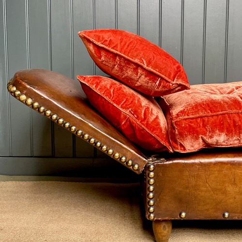 French Leather Daybed