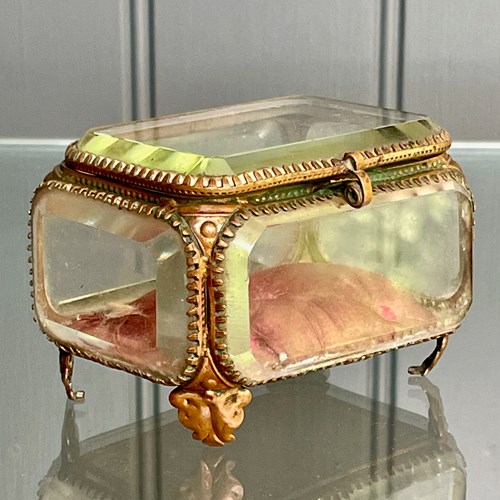 French Brass Jewellery Box