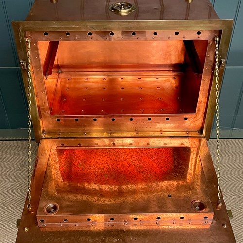 French Copper Sterilising Cabinet