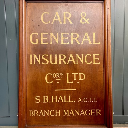 Vintage Bristish Trade Sign