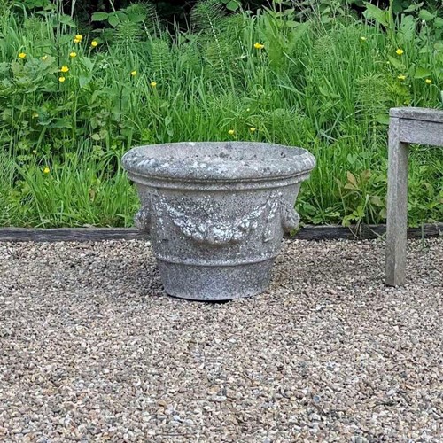 Patinated Garland Planter