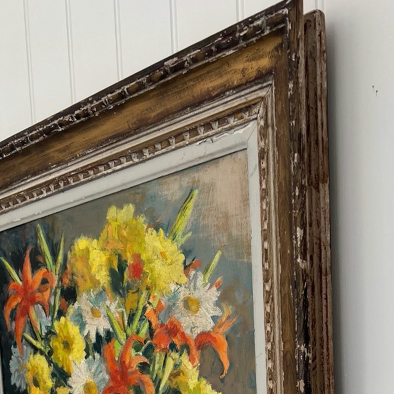 1950's French Oil Painting, 'Tiger Lilies.'-barnstar-lilies-5-main-637946228124679254.jpg