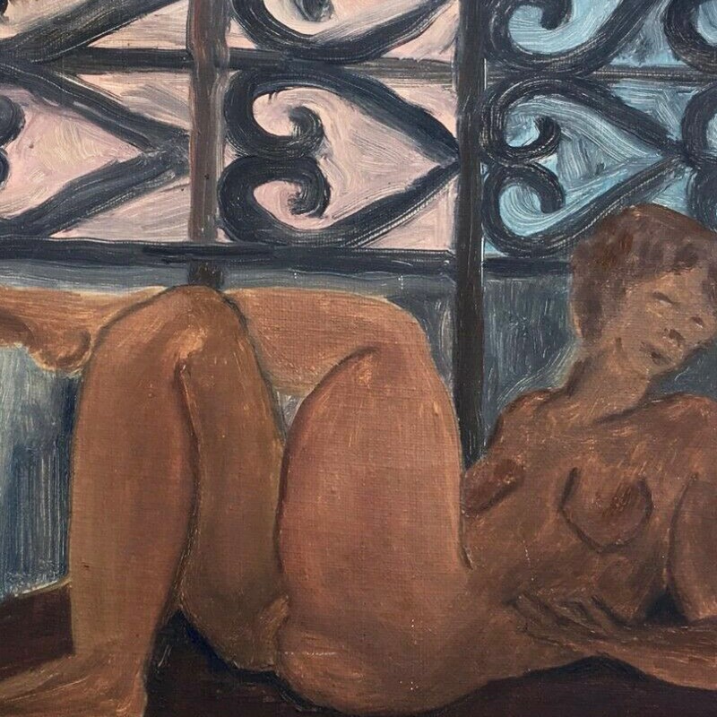 Early 20thC, Paris School Painting, Reclining Nude-barnstar-nude2-main-637435541120959282.jpg