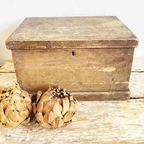 Small Victorian Chest With Original Paint