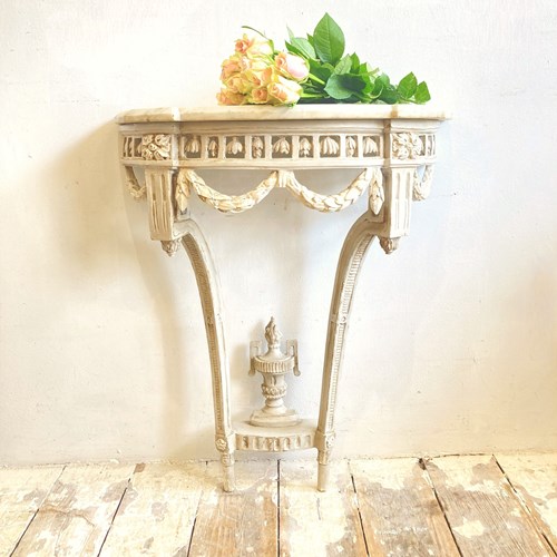 Marble Top Console Table