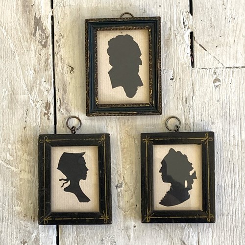 Trio Of Framed Silhouettes