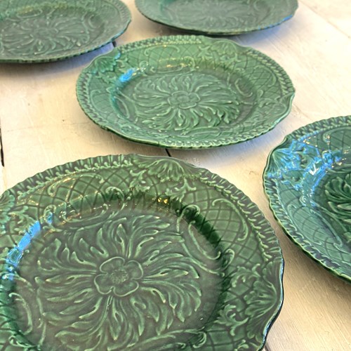 Victorian Majolica Plates