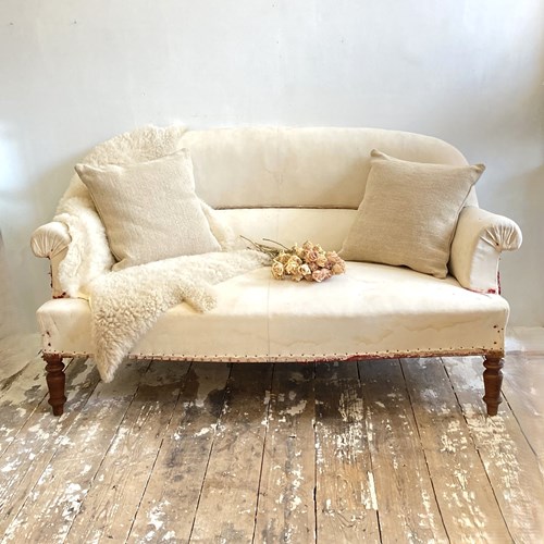 C19th French Stripped Sofa