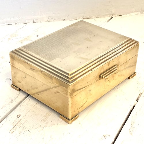 Art Deco Brass Box