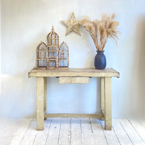 Rustic French Console Table