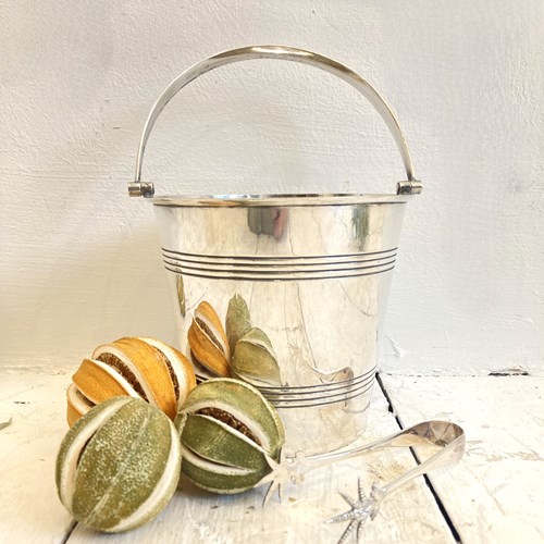 Early 1900'S Silver Plated Ice Bucket