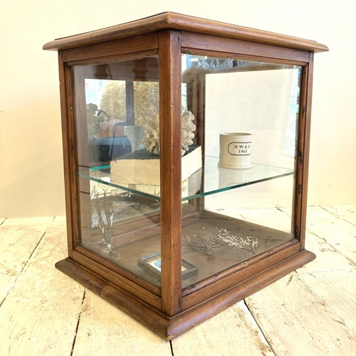 Victorian Mirror-Backed Display Cabinet