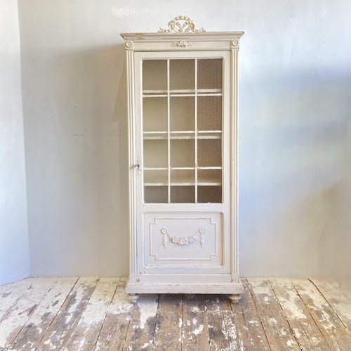 C19th French Vitrine With Old Paint