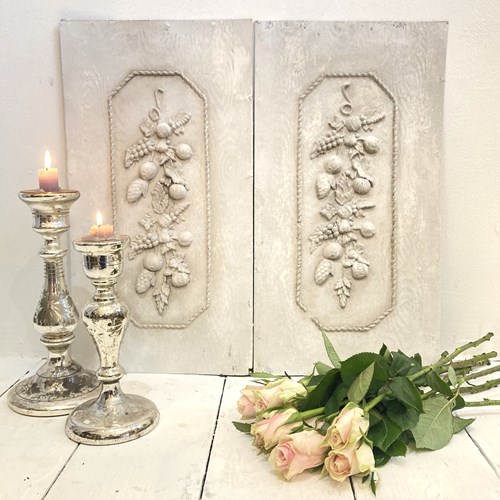 Pair Of Painted Panels