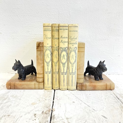 Vintage Dog Bookends