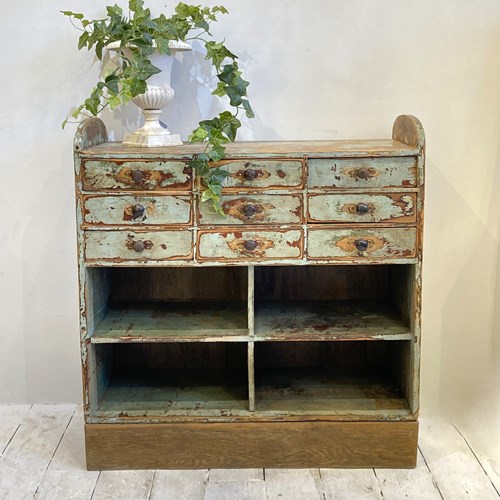 Rustic Storage Cabinet With Drawers