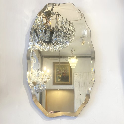 Art Deco Cloud Mirror - Portrait