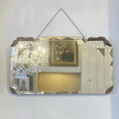 Unusual Art Deco Mirror