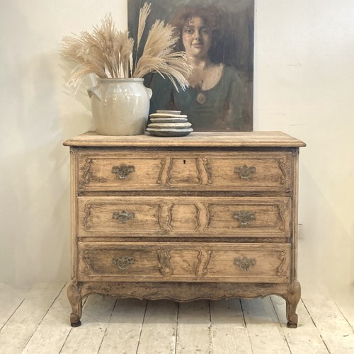 Rustic French Oak Chest Of Drawers