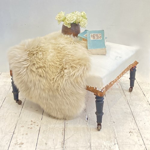 Stripped C19th French Footstool