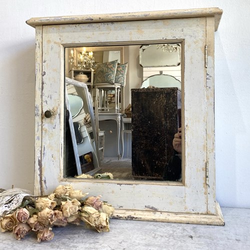 Old Bathroom Cabinet With Chippy Paint