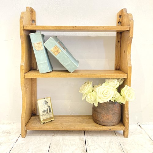 Victorian Pine Wall Shelf