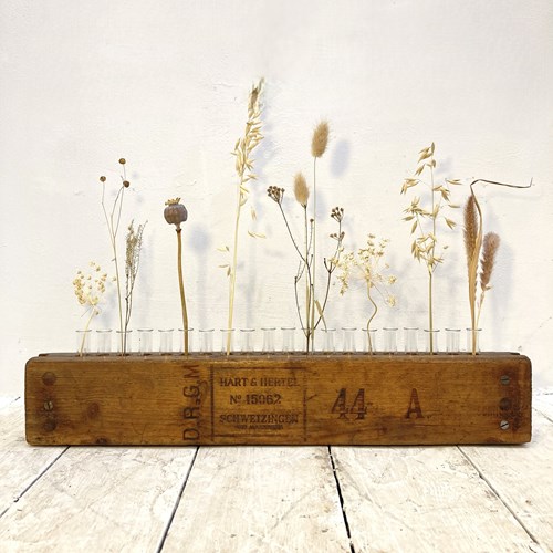 Old Cigar Press Vase