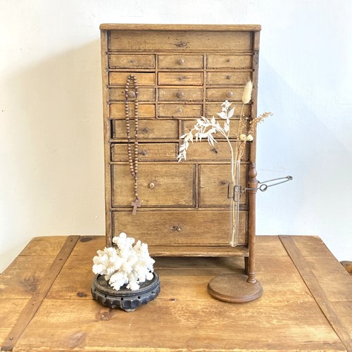 Old Watchmakers Pine Cabinet