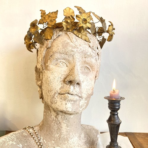 Antique French Santos Crown