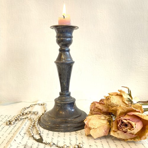 Vintage Silverplated Candlestick
