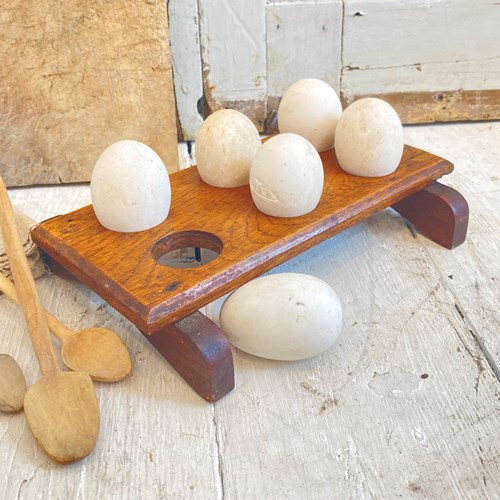 Old Oak Egg Stand