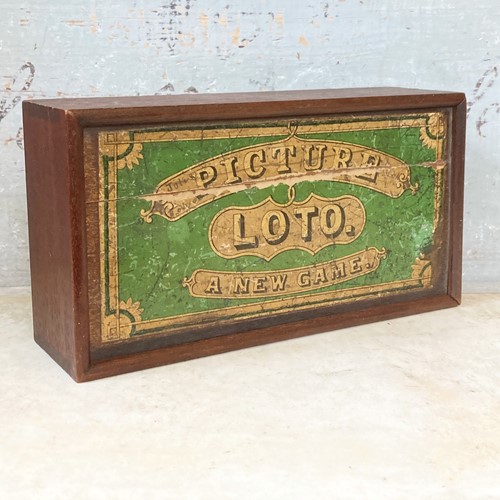 Victorian English/French Picture Loto Game
