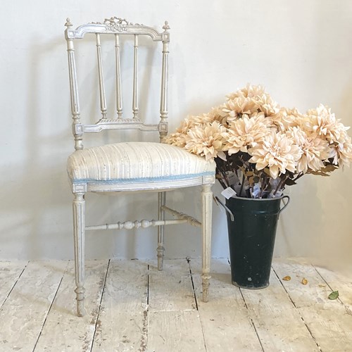 C19th French Chair With Original Paint A