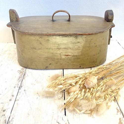 Antique Scandinavian Bentwood Tine Box