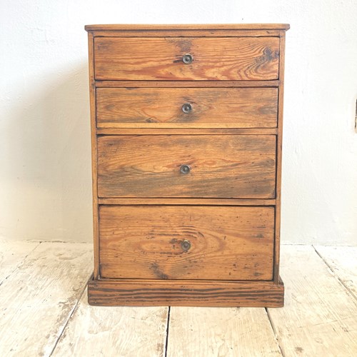 Rustic Pine Tabletop Drawers