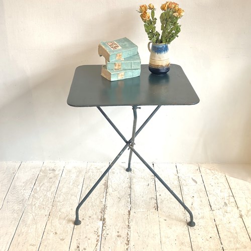 French Steel Folding Garden Table