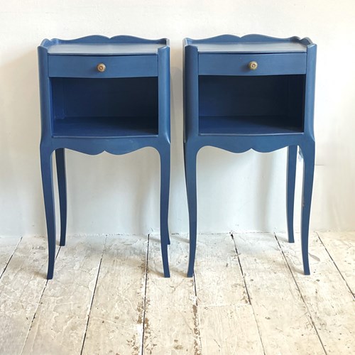 Painted Vintage French Bedside Tables