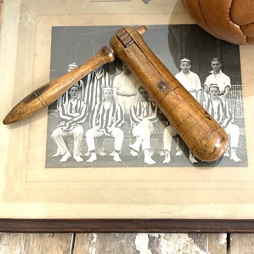 Victorian Football Rattle Or Clacker