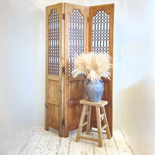 Indian Three Fold Screen