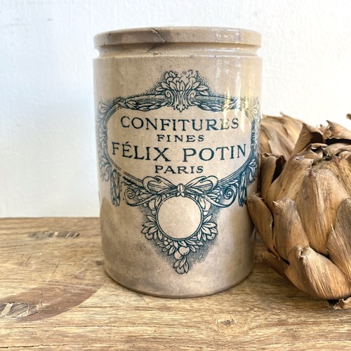 Antique French Felix Potin Pot