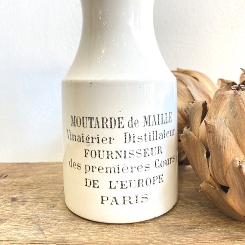 Antique Paris Moutarde Pot