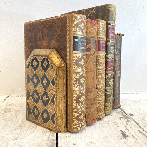 Vintage Florentine Book Ends