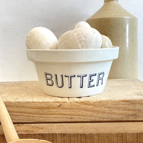 Early 1900'S Ironstone Butter Dish