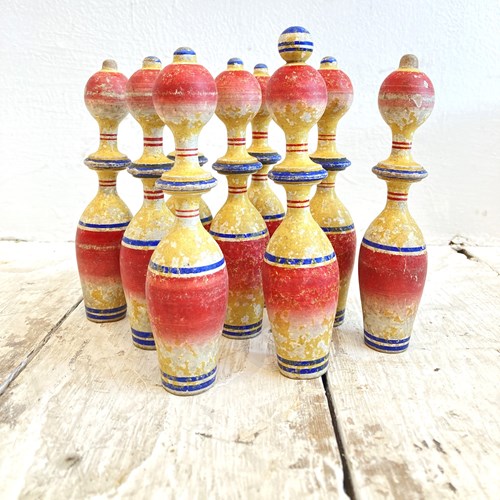 Vintage 9 Pin Skittles