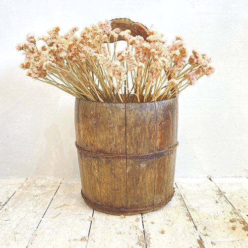Old Chinese Water Bucket